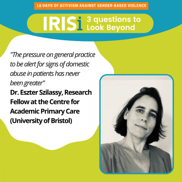 Dr. Eszter Szilassy, Research Fellow at the Centre for Academic Primary Care (University of Bristol)