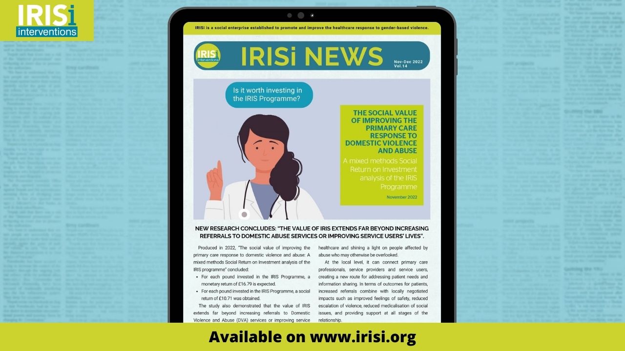 did you know that the Domestic Abuse Statutory Guidance recommends implementing IRIS? On page 2, you can read more about it and also follow the case study about the successful rollout of the IRIS Programme in Wales.